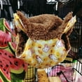 thumbnail image 3 of Flmtop Double Level Small Pet Hamster Squirrel Parrot Hanging Warm Hammock Nests Cage Blue, 3 of 9