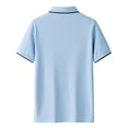 thumbnail image 4 of Klisyaur 5XL Men's Big and Tall Shirt Casual Short Sleeve Shirts for Men Solid Color Button Down Tops with Pockets, 4 of 4