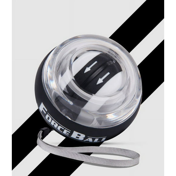 Wrist Power Gyroscopic Ball,Wrist Strengthener and Forearm Exerciser for Stronger Arm Fingers Wrist Bones and Muscle (Auto Black)