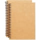 thumbnail image 1 of Cuaderno de bocetos en espiral, cuaderno grande con tapa de papel kraft, bloc de bocetos en blanco, encuadernado con alambre para dibujar y pintar (paquete de 2), 60 hojas A4, 1 of 6