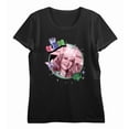 thumbnail image 4 of Wizard Of Oz Glinda
 Women's Black Crew Neck Short Sleeve Crop Tee-XXL, 4 of 5