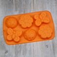 thumbnail image 6 of WHAMVOX Molds Nonstick Flower Silicone Candy Chocolates Moulds DIY Soap for Home Kitchen(Random Color), 6 of 8