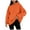 Orange, variant on Womens Sweatshirt Hoodies Long Sleeve Womens Pullover Sweatshirts Baggy Hoodies Orange Crewneck Fall Jackets Workout Wear
