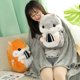 thumbnail image 2 of Calentador de manos de hámster de peluche 3 en 1, ratón de peluche con manta, juguetes de peluche suaves para niños, muñecas para niñas, regalo de cumpleaños y Navidad, 40cm, 2 of 5