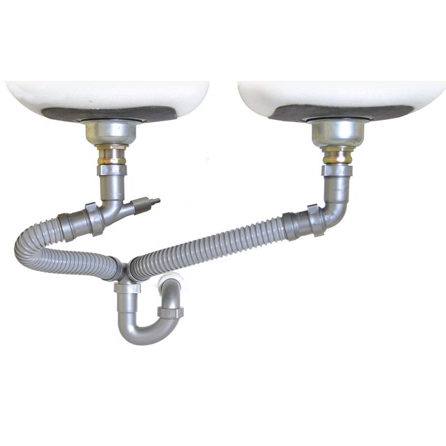 Kit de Drenaje para Fregadero de Cocina Coflex DK-110 Trampa en P Flexible 1.5"