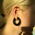 thumbnail image 3 of QQTDFG 1 Pair Large Size Acrylic Captive Bead Rings Black BCR Septum Ring Ear Piercing-4G(5mm), 3 of 9