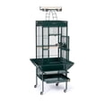 thumbnail image 3 of Prevue Pet Products Select Wrought Iron Cockatiel Birdcage in Jade Green, 3 of 9
