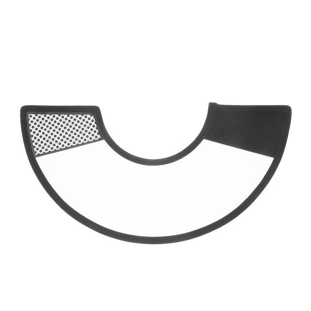 unbranded Collar Para Mascotas Plateado Para Protección Postoperatoria Con Ajuste Ajustable Y Material ABS