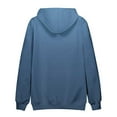 thumbnail image 4 of MELDVDIB Mens Hoodies Outdoor Sport Gym Oversized Hooded Sweatshirt Fashion Casual Gradient Long Sleeve Pullover Tops with Pocket Blue L, 4 of 5