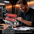 thumbnail image 7 of V8 Engine Building Set for Adults, 1101 PCS Mechanical Building Blocks with Realistic Engine Motor, Car Engine Engineering DIY Model Kit, STEM Educational Gift for Car Lovers & Collectors, 7 of 7