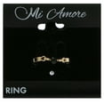 thumbnail image 2 of Mi Amore Sized-Ring Gold-Tone/Black Size 7.00, 2 of 2