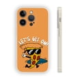 thumbnail image 1 of ¡Destaca con una divertida y protectora funda plateada mate con dibujos animados para iPhone para varios modelos!, 1 of 4