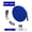 Dark Blue, variant on GYTY 3Pairs Elastic No-Tie Shoelaces, Lazy Metal Lock Laces For Women & Men