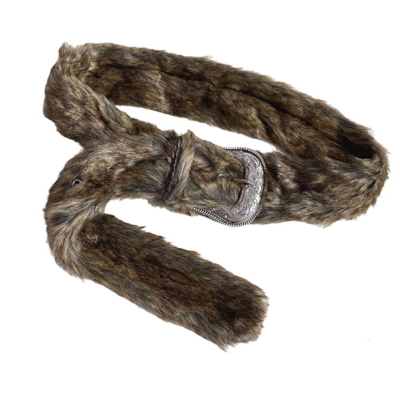 Weflink Warm Plush Waist Belt Soft Texture Waiststrap for For Women Winter Wardrobes
