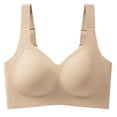 thumbnail image 4 of Ahabrexf Sports Bras for Women,Jelly Push Up No Underwire Comfy Soft Yoga Bralette, 4 of 5