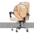 thumbnail image 3 of Housses de Chaise de Bureau Imprimées, Housse de Chaise d'Ordinateur Extensible Housses de Chaise Boss Universelles Style Simplisme Moderne Housse de Chaise Dossier Haut (Z4, Grand), 3 of 7