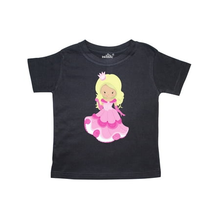 

Inktastic Cute Princess Blonde Hair Pink Dress Gift Toddler Toddler Girl T-Shirt