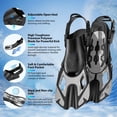 thumbnail image 4 of Set de Equipamiento para Snorkel con Máscara, Aletas y Tubo para Adultos, 4 of 7