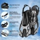 thumbnail image 4 of Set de Equipamiento para Snorkel con Máscara, Aletas y Tubo para Adultos, 4 of 7