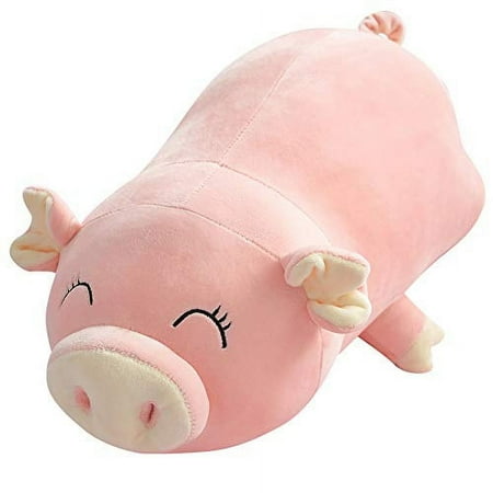 sofipal Pig Stuffed Animal, Soft Stuffed Pig Pillow Plush Toy Gifts for Kids Birthday,Valentines Day,Christmas (Blink Eyes, 17.7")