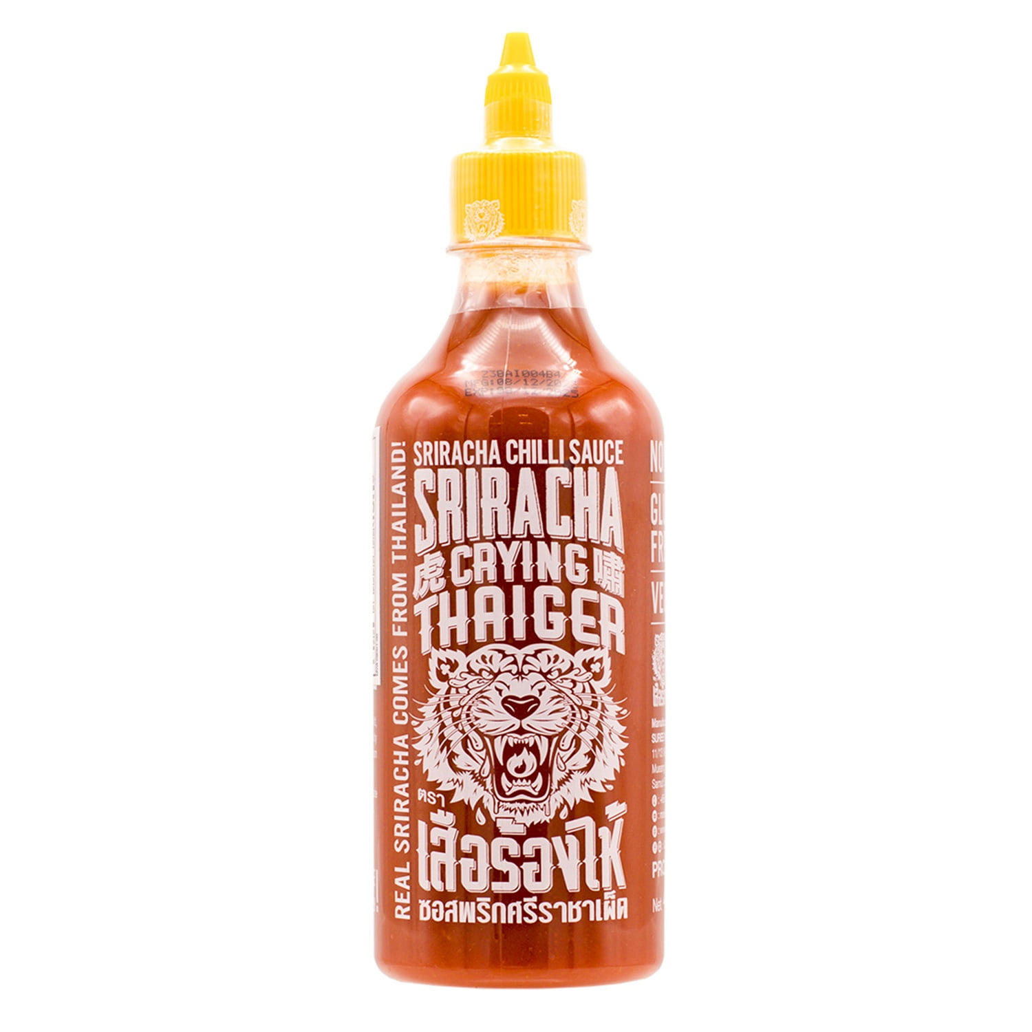 (2 pack) Crying Thaiger Authentic Sriracha Sauce 17 oz Squeeze Bottle, Original Flavor