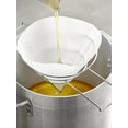 thumbnail image 2 of Filtros de aceite para freidora de 25 cm, filtros cónicos de tela no tejida, filtros cónicos para aceite de cocina, filtros cónicos para jarabe de arce, filtros cónicos para cocina, restaurantes,, 2 of 8