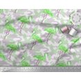 thumbnail image 3 of Soimoi Modal Satin Fabric Camouflage Texture & Flamingo Bird Decor Fabric Printed Yard 42 Inch Wide, 3 of 3