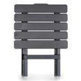 thumbnail image 4 of Camco 51885 Grande Table Pliante Adirondack Portable pour Mobilier d'Extérieur, Charbon, 4 of 7