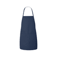 thumbnail image 4 of Liberty Bags Cooking Apron with Two Pockets Solid Design Adjustable 2 Pack, Navy, One Size, 4 of 5