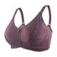 thumbnail image 2 of Sujetador sin aros con encaje en la espalda, transpirable, con cremallera frontal, para mujeres de mediana edad y mayores, ajustable, de talla grande, 2 of 3
