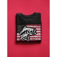 thumbnail image 3 of Usa Fishing Sweatshirt Men -Image by Shutterstock, Male Small, 3 of 4