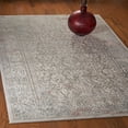 thumbnail image 2 of LR Home Neutral Distress Oriental Accent Rug, Gray / Ivory, 1'10" x 3', 2 of 8