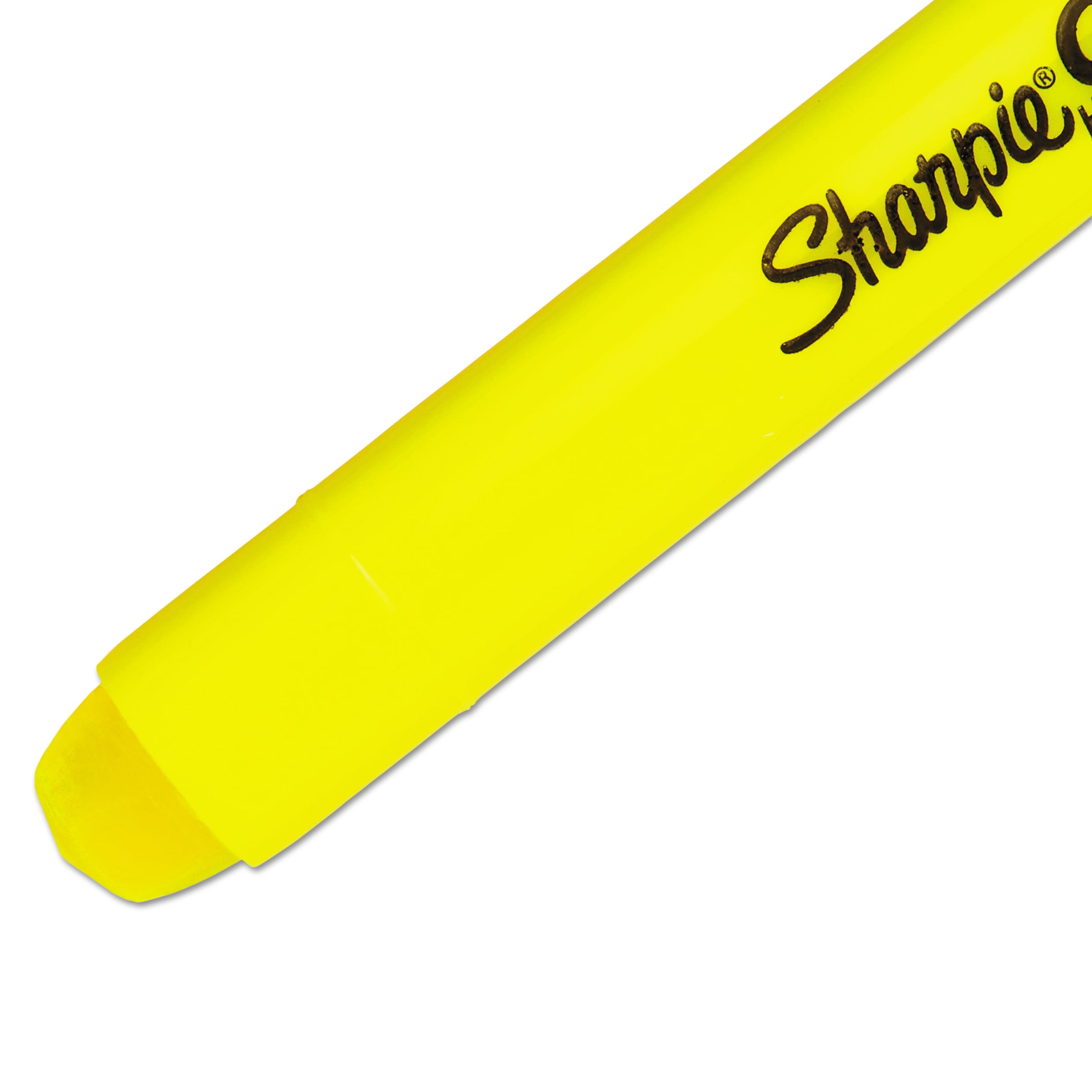 Sharpie Gel Highlighters, Bullet Tip, Fluorescent Yellow, 2 Count 