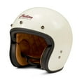 thumbnail image 2 of Polaris Retro Open Face Open Face Motorcycle Helmet Cream White 286295512, 2 of 6
