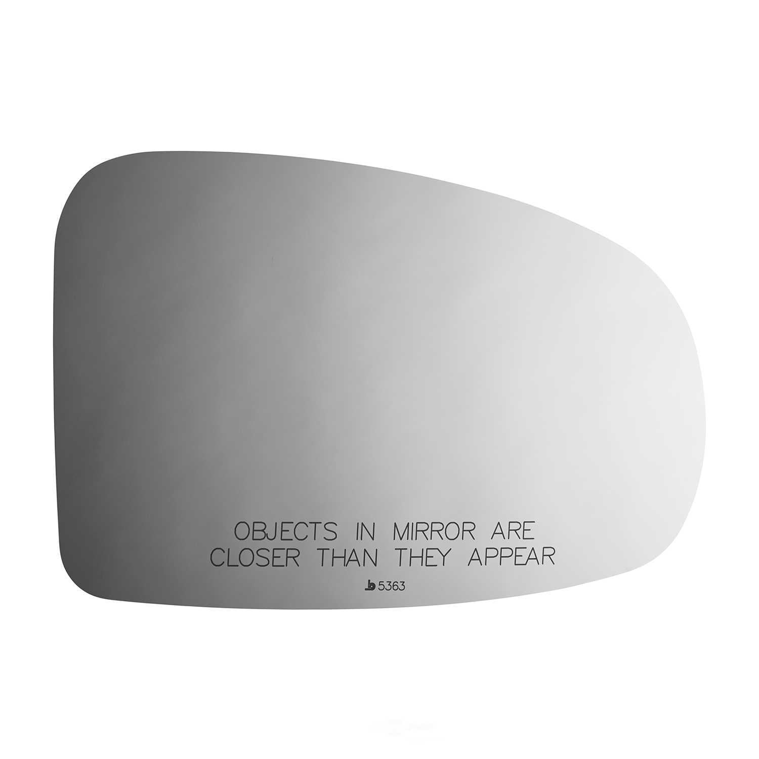 Burco Side View Mirror Replacement Glass - Clear Glass - 5363