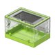 thumbnail image 3 of Tanque de reptiles plegable transparente, hábitat para lagartos, recinto de escritorio para mascotas con cubierta deslizante, tanque de cría portátil Verde, 3 of 8