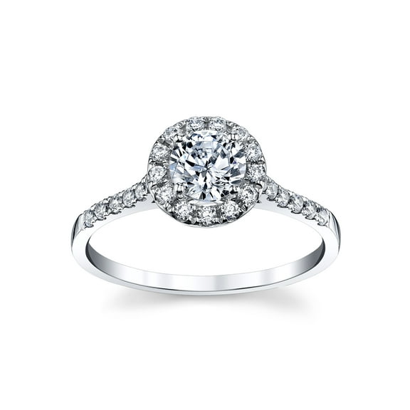 Beautiful .66CTW Diamond Engagement Ring in 14k White Gold