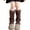 Coffee, variant on 80s Leg Warmers for Girls Kids Vintage Twists Stockings Winter Leg Warmers for Yoga Ballet Dance Cosplay Party