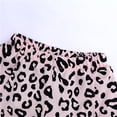 thumbnail image 6 of Hiijoy Toddler Girls Leopard Summer Clothes Set T Shirt & Shorts 2Pcs Outfits, Sizes 4-5T, 6 of 8