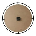 thumbnail image 5 of Evelyn Brown Herringbone Wood Round Wall Clock, 5 of 6
