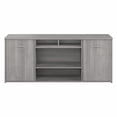 thumbnail image 4 of Studio C 72W Office Storage Cabinet w/ Doors in Platinum Gray - Engineered Wood, 4 of 5
