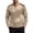 Khaki, variant on hotojiny Men's Golf Shirt Classic Fit Jacquard Long Sleeve Pullover Lightweight Mock Neck Elbow Patch Casual Work Sweatshirt(White,X-Large)