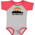thumbnail image 3 of Inktastic Los Angeles California Skyline Retro Boys or Girls Baby Bodysuit, 3 of 5