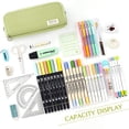 thumbnail image 2 of Trousse à Crayons Grande Capacité 3 Compartiments pour École Adolescent Fille Garçon Homme Femme (Jaune), 2 of 7