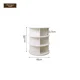 thumbnail image 1 of Zapatero giratorio de 7 niveles, torre giratoria independiente 360 ° , Fácil de montar, ahorra espacio, zapatero blanco fácil de limpiar, 1 of 4