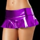 thumbnail image 3 of Gibobby faldas largas de mujer casuales volantes plisada de cuero de talle a la moda(Morado, XXL), 3 of 4