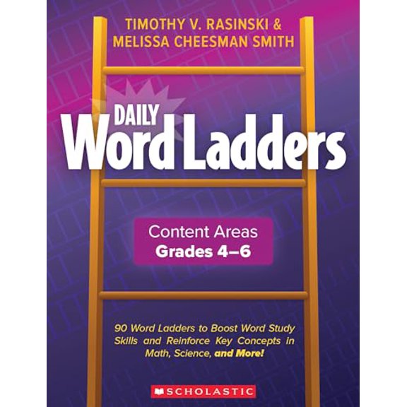Pre-Owned Daily Word Ladders Content Areas, Grades 4-6 (Paperback) 1338627449 9781338627442