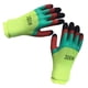 thumbnail image 4 of Minnieouse 10x guantes de trabajo verdes para seguridad revestimiento de PU y guante protector de seguridad de Palma engrosado guantes y mitones, 4 of 6