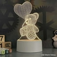 thumbnail image 1 of Lampe de Nuit Personnalisée à Préjection 3D pour la Saint-Valentin, Délicate pour Chambre-Week, 1 of 4