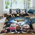 thumbnail image 2 of Gravity Falls Conjunto de sábanas temático, trío de piezas, cómodo y amigable con la piel, diseño único, regalo de decoración para el hogar para familiares, amigos y fans,140cm *210cm, 2 of 6